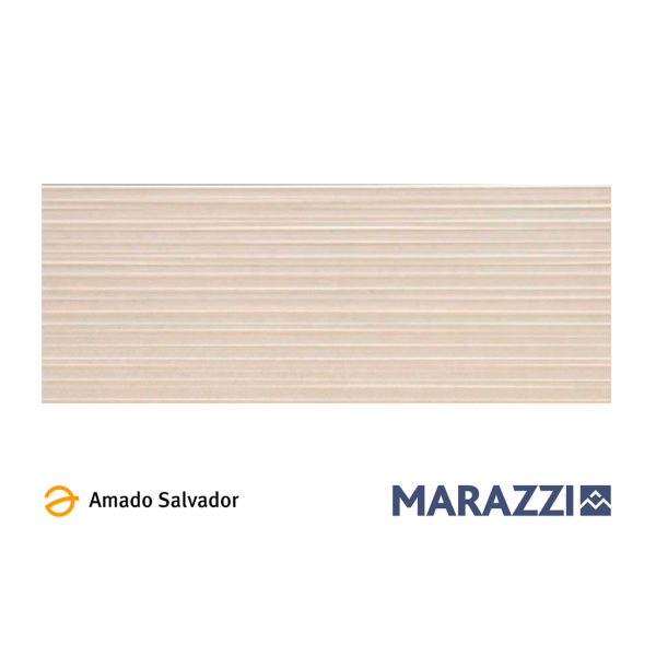 Revestimiento CHALK sand Struttura Fiber 3D 25x76cm Marazzi