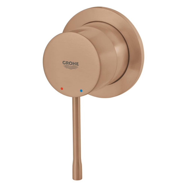 Mezclador monomando de ducha Essence cobre cepillado 1 vía Grohe