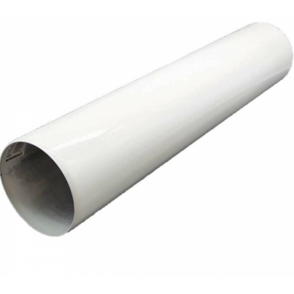 Tubo Aluminio Blanco Macho-Macho Diam 125MM Long0,50ML Convesa 