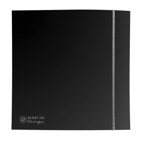 Extractor de baño Silent100 CZ Black Design-4C S&P