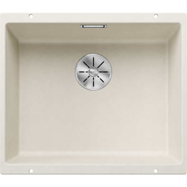 Fregadero bajo encimera Subline 500-U Silgranit 530x 460MM Blanco