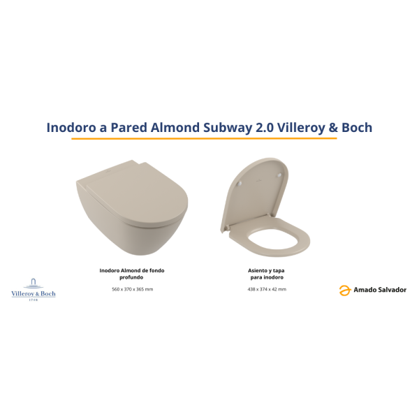 Inodoro a Pared Subway 2.0 Villeroy & Boch