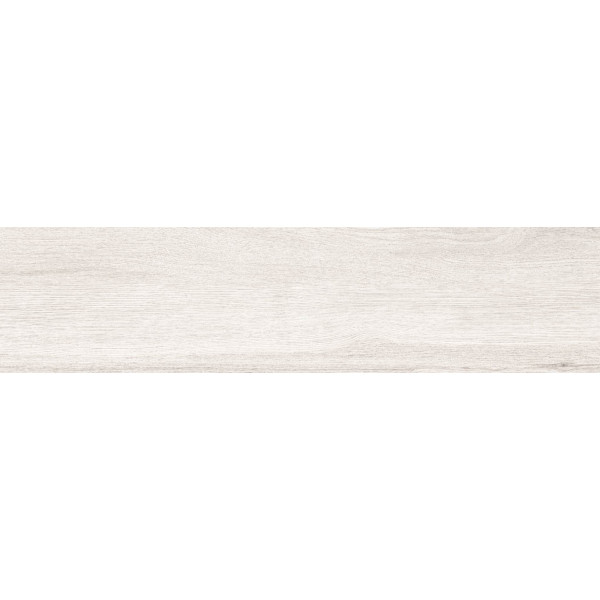 Pavimento AMAZON White 22x90cm madera porcelánica pasta blanca antihielo