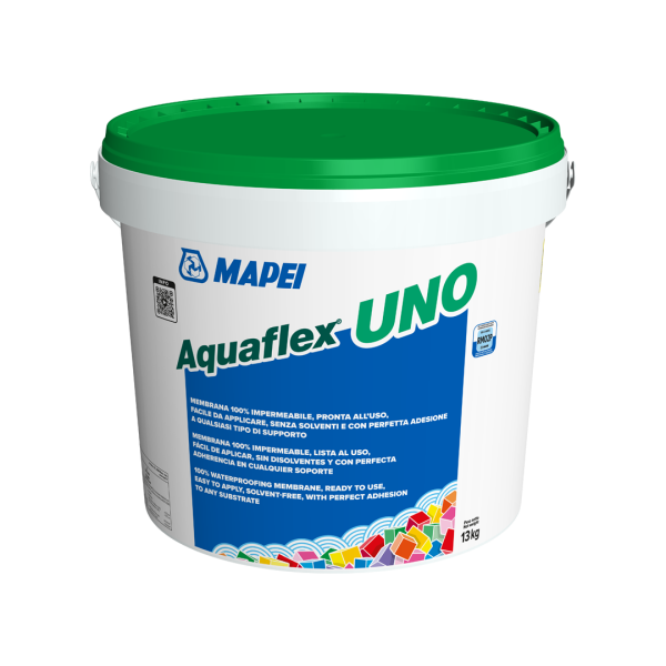 AQUAFLEX UNO BLANCO (13Kg) MAPEI: Membrana Impermeabilizante 100% Transitable
