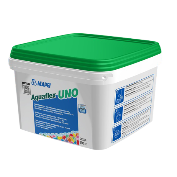 QUAFLEX UNO GRIS SRI 106 (3Kg) MAPEI: Membrana Impermeabilizante Transitable
