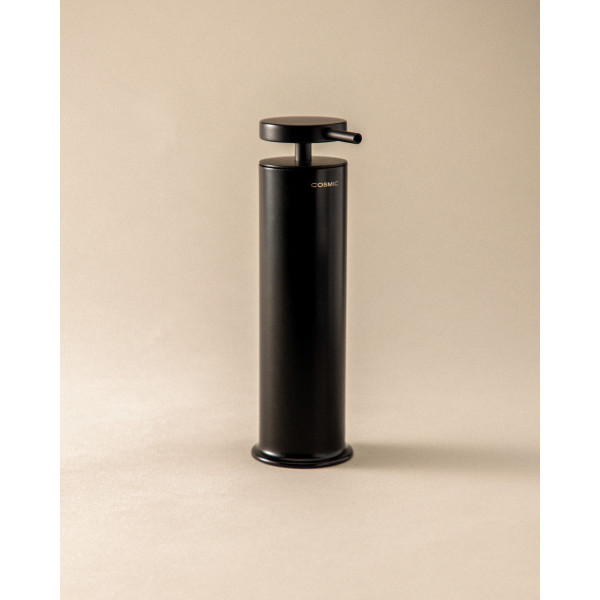 Dosificador de jabón negro mate Geyser Cosmic