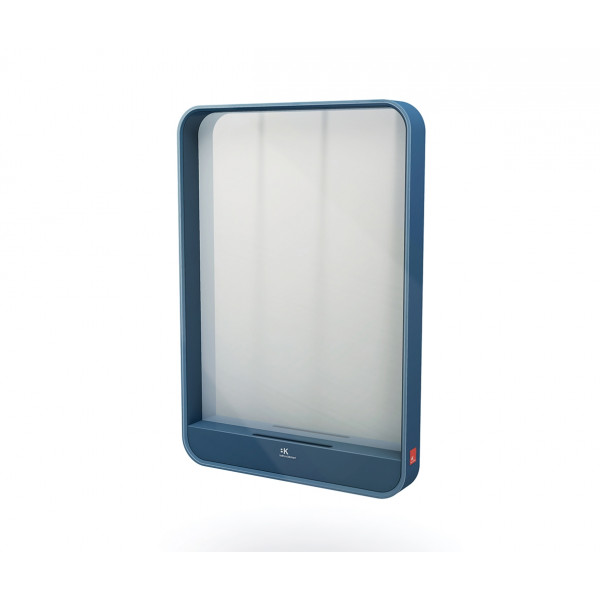 Espejo vertical Azul con soporte smartphone MOOD B&K