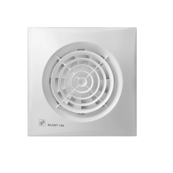 Extractor de baño Silent 100 CZ Helicoidal Blanco