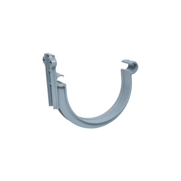 Gancho para Canalón Circular Doble Voluta PVC, Gris