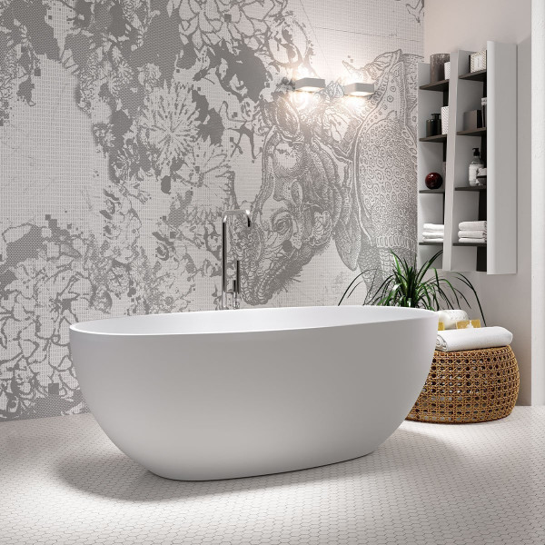 Bañera Elda de Hidronatur en color blanco 153 x 74 cm