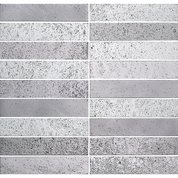 Mosaico enmallado KITKAT Silver 30x30cm