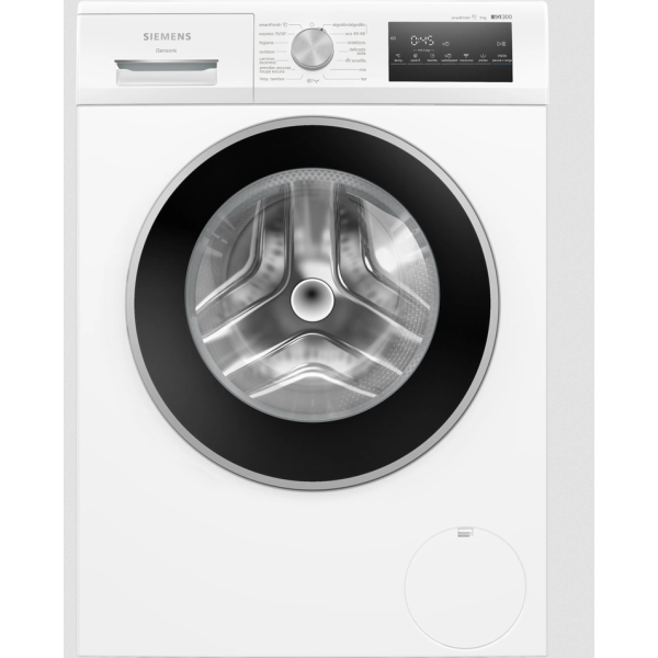  Lavadora iQ300 60cm 9kg color blanco, Siemens 