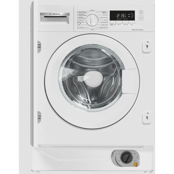 Lavadora-secadora integrable BOSCH 8/5 kg 60cm blanca