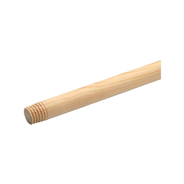 Mango Madera 120cm Diam 22mm con rosca