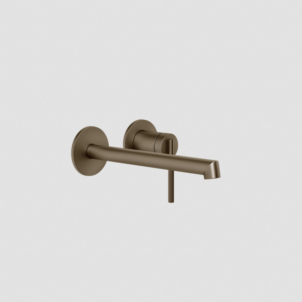  Mezclador lavabo de pared Ingranaggio Bronce caño largo, Gessi
