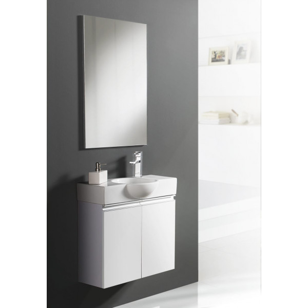 Conjunto mueble de baño VENECIA L con lavabo y espejo B&K