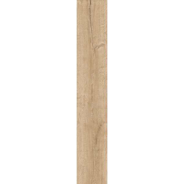 Pavimento de gres extrusionado Yoho Oak 24.5x150cm tipo madera