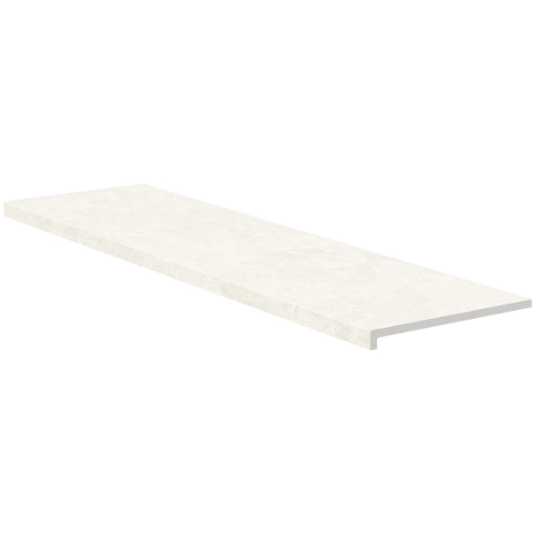 Peldaño recto Bedford White 33x120x3cm Exagres
