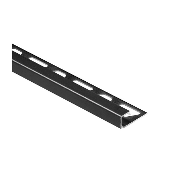 QUADEC-AC Cantonera de aluminio negro texturizado espesor 12,5 mm Q 125 MGS