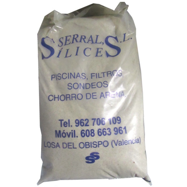 Saco 25kg de Arena de Sílice Seca de 0.9mm