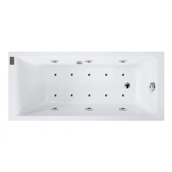 Bañera acrílica bali 170x75 cm con hidromasaje DS Confort