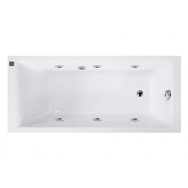 Bañera acrílica bali 160x70 cm con hidromasaje T Confort