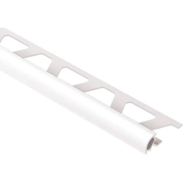 RONDEC-PRO Cantonera redonda de PVC blanco brillo altura 10 mm PRO 100 BW