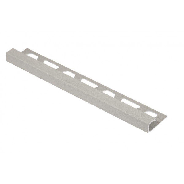 QUADEC-TS Cantonera de aluminio lacado texturizado Gris Beige altura 12,5 mm Q 125 TSBG