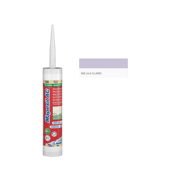 Silicona color Lila Claro 163 MAPESIL AC Mapei