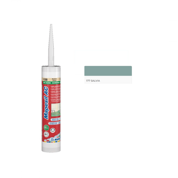 Silicona color Salvia 177 MAPESIL AC Mapei