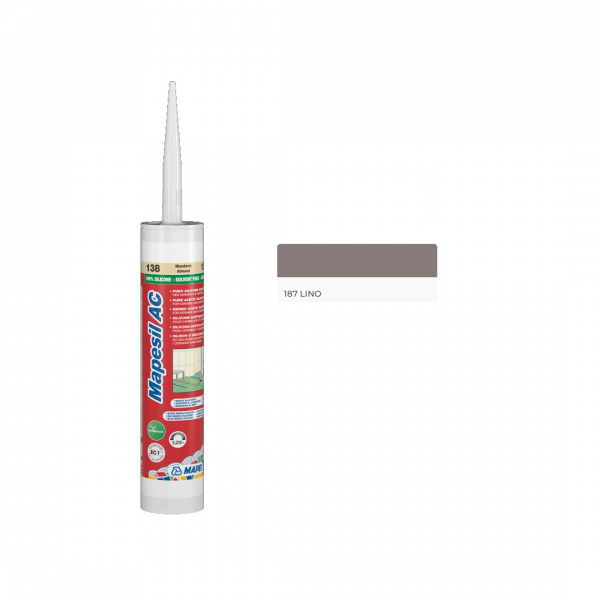 Silicona color Lino 187 MAPESIL AC Mapei