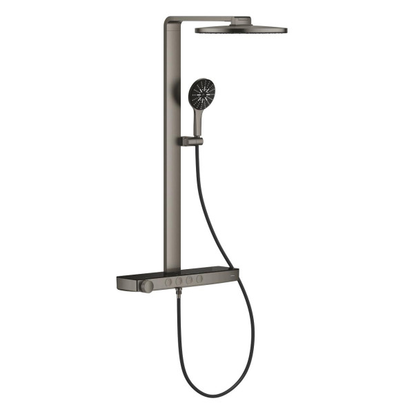 Sistema de ducha con termostato Rainshower Grafito Cepillado