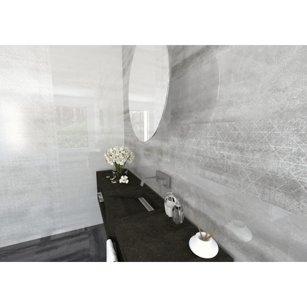 Revestimiento SYNTHESIS R90 Grey 30x90cm Keramyk Style