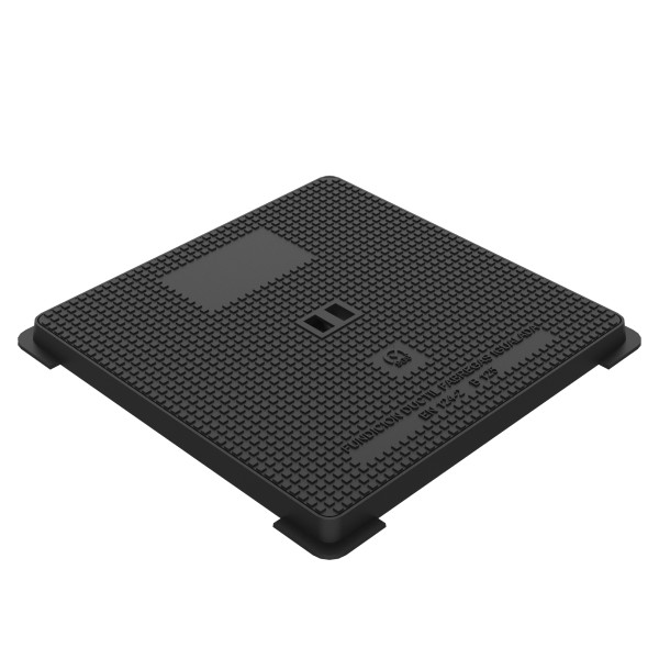 Tapa y marco fundicion hidraulica B-125 (499x499MM) D16