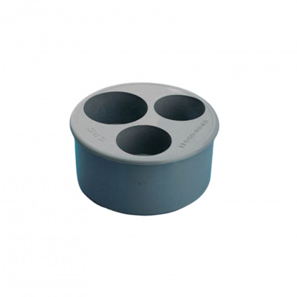 Tapón Reductor Triple PVC EVAC 110-50-40-40 M-H
