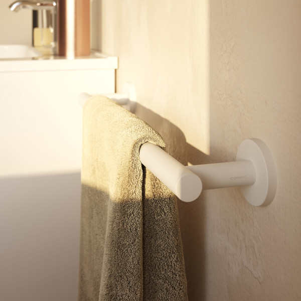Toallero barra Architect S+ en Blanco Mate de 45cm Cosmic Studio