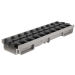 Canaleta Invisible 50Cm PVC con rejilla oculta 130X500X60MM