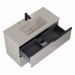 Interior Mueble de Baño y Lavabo Integrado Wish 100cm Crema Cosmic