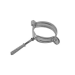 Abrazadera Diam 80 Acero Galvanizado