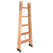 Escalera De Madera 3 peldaños de 75cm De Altura(Cerrada)