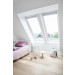 Ventana giratoria manual acabado blanco 55x70cm Velux