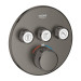 Termostato SmartControl Empotrado 3 Llaves Grafito Grohe