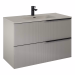 Mueble de Baño y Lavabo Integrado Wish 100cm Crema Cosmic