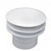 Deflector 3 Discos Chapa Blanco Para Tubo Aluminio Flexible 150MM