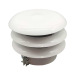Deflector 3 Aros con Abrazadera Diam 125MM Aluminio Blanco Convesa