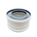 Manguito Union H-H Para Tubo Coaxial Aluminio Blanco 60/100 Convesa