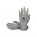 Guantes de trabajo de poliester gris
