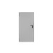 Puerta Multiusos Reversible 800x2050 MM Blanco Sin Rejilla De Ventana Con Maneta Negra