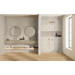 MFDG Alma Rovere Rett. 20x120 MFCP Limestone Wall Decoro Agrifoglio Touch Ivory Rett. 40x120