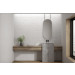 Ambiente Pavimento Blanco Mate 60x120cm y Pavimento Chip Blanco Mate 60x120cm